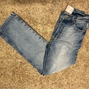 REVICE Light Blue Straight Leg Jeans. MSRP $120